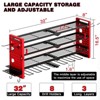 WOWLIVE Power Tools Organizer Wall Mount, Cordless Drill Organizer, 4 Layers Tool Rack for Garage, 8 Drill Holders - 2 of 4