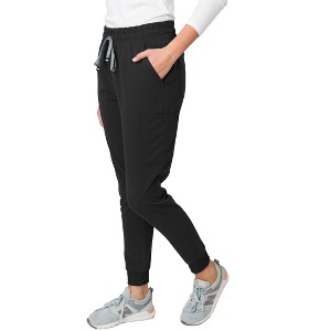 Medgear Madison Women’s Curvy Fit Mid-rise Slim Jogger Scrub Pant - 1 of 4