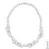 Slickblue Timeless 23" Bejeweled Collar Necklace for Women, Rhodium-Plated with Oval Cubic Zirconia, 203ct - 3 of 3