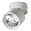 Aluminum Round LED Ceiling Spotlight - Adjustable Downlight with 15 Watt Cool White 4000K - Energy Efficient Ceiling Mounted Spot Light Black Set of 2 - 2 of 4