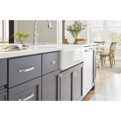 Highland Ridge Polished Chrome Round Cabinet Knob with Mounting Hardware