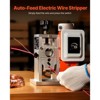 VEVOR Electric Wire Stripping Machine, 0.06-1.57 in, 400W Automatic Motorized Cable Stripper, 9.84 IPS (15 m/min) Wire Peeler with Blades, Silver - 3 of 4