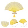 Unique Bargains Lucky Cloud Pattern Folding Fan 1 Pc - 3 of 4