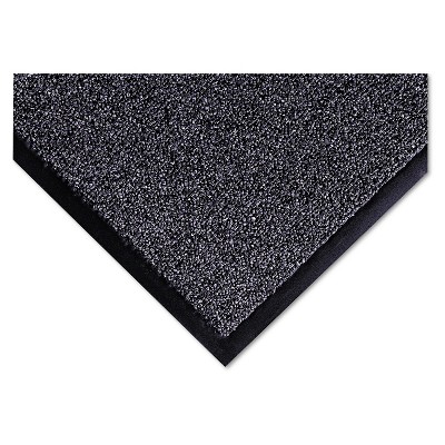 3'x5' Rectangle Solid Floor Mat Gray - Crown