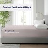 Kickoff 300 Thread Count 100% Organic Bamboo Viscose Fitted Sheet Only, Extra Deep Pocket, Cooling & Breathable, Double Stitching, Bedding Sheet - 4 of 4