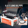 VEVOR Air Hydraulic Pump, 10,000 PSI 1/2 Gal Reservoir, NPT 3/8" Oil Outlet, NPT 1/4" Inlet, 6.6 ft Pipe, Gray - 3 of 4
