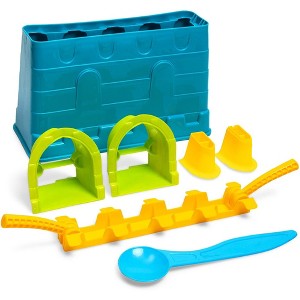 Blue Panda 7 Pieces Sand Castle Kit for Kids & Toddlers, Snow Shaper & Fort Maker, Winter Outdoor Toys - 1 of 4