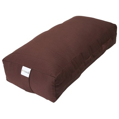 Sol Living Yoga Bolster Pillow with Removable Cover Rectangle