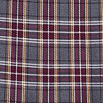 plaid gray heather/maroon
