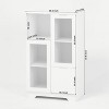 Maliang Open Storage Cabinet with Glass Doors and Drawer - 4 of 4