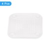 Unique Bargains Square Anti-Slip Bathroom with Suction Cups Drain Protectors 4 Pcs - 3 of 4