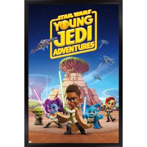 Trends International Star Wars: Young Jedi Adventures - One Sheet Framed Wall Poster Prints - 1 of 4