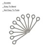 Unique Bargains DIY Craft Necklaces Bracelets Earrings Jewelry Making Iron 21 Gauge Eye Pins 500 Pcs - 4 of 4