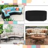 Covers&All Curved Outdoor Couch Cover, 1000D Waterproof, UV-Resistant Patio Furniture Cover - 3 of 4