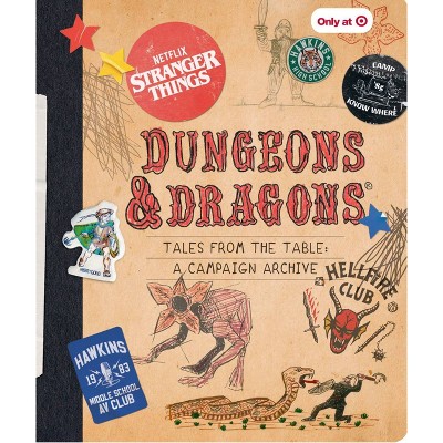 Stranger Things: Dungeons & Dragons: Tales from the Table - Target Exclusive Edition - by Random House Worlds (Hardcover)