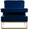 Meridian Furniture,Noah Velvet Accent Chair - 4 of 4