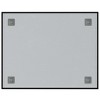 vidaXL Wall-mounted Magnetic Board Black 19.7"x15.7" Tempered Glass - 4 of 4