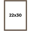 PosterPalooza | Sculpted Silver Picture Frame - UV Acrylic, Foam Board Backing, Hanging Hardware - 2 of 4