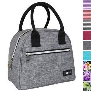 OPUX Insulated Lunch Box Women, Cooler Bag Tote Girls Kids Teen Adult, Soft Reusable Thermal Meal Prep Purse - 1 of 4