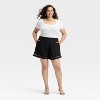 Women's High-Rise Ladder Trim Shorts - A New Day™ - 3 of 3