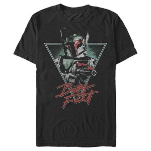 Men's Star Wars Artistic Boba Fett T-Shirt - 1 of 4