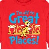Boys' - Dr. Seuss - I'm Off To Great Places Long Sleeve Graphic T-Shirt - 2 of 4