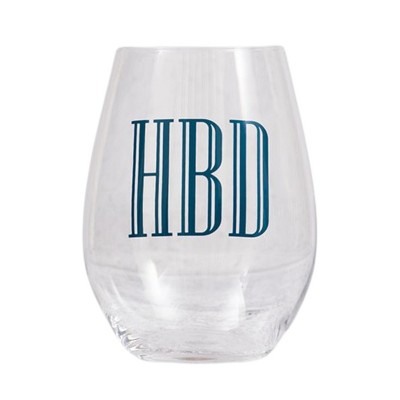 Classy HBD Wine Glass 18 oz