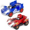 NKOK: Sonic CrossWorlds Super Race Set - Sonic & Knuckles - 2 Slot Car Vehicles - 3 of 4