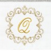 Linum Home Textiles 100% Turkish Cotton MONICA Gold Thread 2PC Embellished Hand Towel Set - 3 of 3
