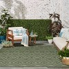 Nourison Versatile Solid Diamond Indoor Outdoor Flatweave Area Rug - 2 of 4