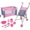 Lissi 5 Piece Baby Doll Deluxe Nursery Play Set w/ 8 Accessories - 2 of 3