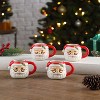 Mr. Christmas Set of 4 Espresso Mugs - Santa - 2 of 3