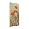 Stupell Industries Rustic Red Poppies Wall Plaque Art, 13" x 19" - 2 of 4