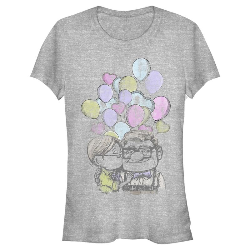 Juniors Womens Up Carl And Ellie Love T-Shirt, 1 of 5