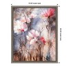 Amanti Art Floral Stems in the Wind by Rikki Drotar Canvas Wall Art Print Framed 16 x 20-in. - 4 of 4