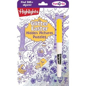 Glitter Easter Hidden Pictures Puzzles - (Highlights Fun to Go) (Paperback) - 1 of 1