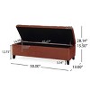 Contemporary Velvet Storage Ottoman Bench with Button Tufting and Hidden Compartment for Living Room -3irtyhousy - 4 of 4