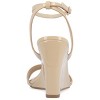 Journee Collection Womens Konna Mid Heel Wedge Sandals - 3 of 4