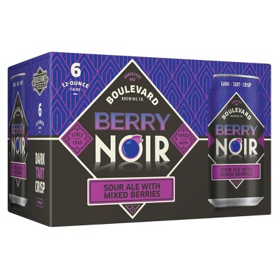 Boulevard Sour Series Berry Noir Beer - 6pk / 12 fl oz Cans
