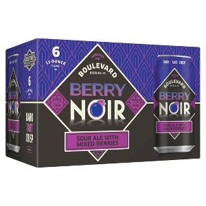 Boulevard Sour Series Berry Noir Beer - 6pk / 12 fl oz Cans - 1 of 4