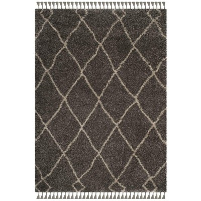 Moroccan Fringe Shag MFG241 Power Loomed Area Rug  - Safavieh