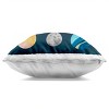 1pc 18"x18" Stupell Industries Rocket Ship Solar System Outer Space Planets Square Kids' Throw Pillow - 2 of 4