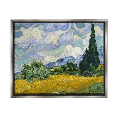 Stupell Industries Van Gogh Wheat Field with Cypresses Post Impressionist Painting