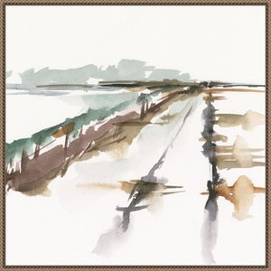 Amanti Art Rainy Fields II by Ethan Harper Framed Canvas Wall Art - 1 of 4