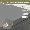 NicBex 3 Drawers Kitchen Island Cart with 1 Flexible Cabinet and 2 Shelves,Kitchen Island with Storage,Island Table for Kitchen - 4 of 4