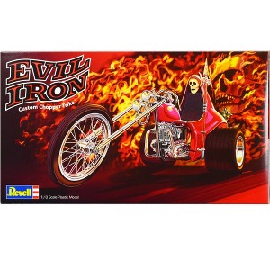 Level 5 Model Kit Evil Iron Custom Chopper Trike 1/8 Scale Model by Revell - 1 of 4