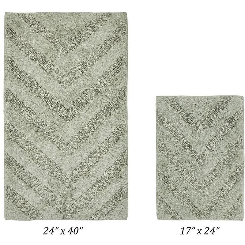 Hugo Collection 100% Cotton Tufted 2 Piece Bath Rug Set - Better Trends, 4 of 8