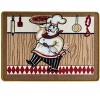 Home Mart Goods Chef Beige Washable Kitchen Mat With Non-Slip Backing - 24"x17" - 2 of 4