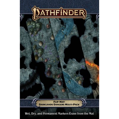 Pathfinder Flip-Mat: Darklands Dangers Multi-Pack - by  Jason Engle & Stephen Radney-Macfarland (Paperback)