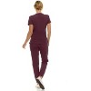 Saint Scrubs Womens 9-Pocket Medical Uniform Set- V-Neck Stretch Top with Seven Pocket Jogger Scrub Pant - 2 of 4